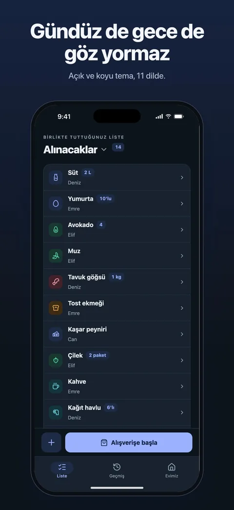 Açık ve koyu tema